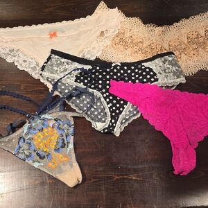 Lingerie Panty Bundle Lot - Victoria's Secret, Splendid, & More (Size Large)
